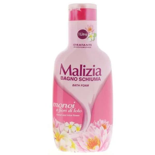 MALIZIA Malizia Bagno Schiuma 1000ml - Monoi e Loto - MegaPrezzo
