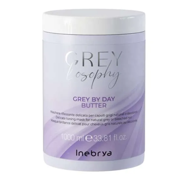 INEBRYA Inebrya Greylosophy Grey By Day Maschera Riflessante - 1000ml - MegaPrezzo