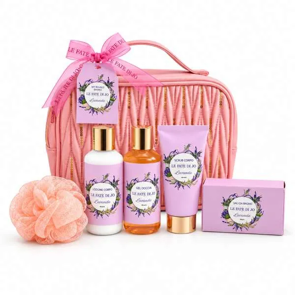 LE FATE DI JO Le Fate di Jo Cofanetto Lavanda Beauty Bag - 5pz - MegaPrezzo