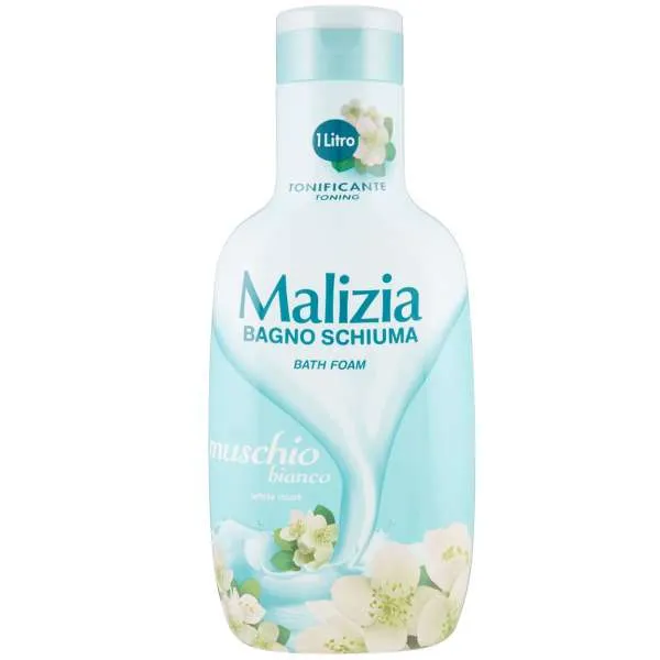 MALIZIA Malizia Bagno Schiuma 1000ml - Muschio Bianco - MegaPrezzo