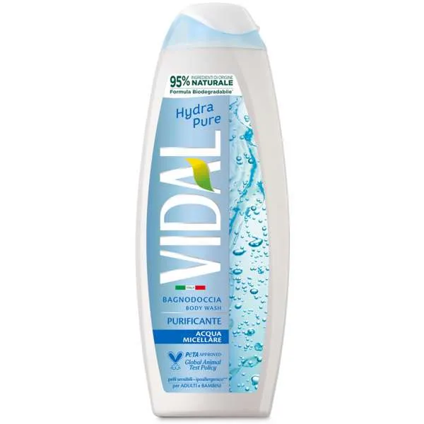 VIDAL Vidal Bagnodoccia Purificante con Acqua Micellare - 500ml - MegaPrezzo