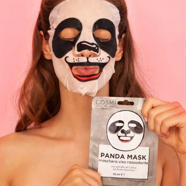 COSMI ITALIA Cosmi Maschera Viso in Tessuto - Panda - MegaPrezzo