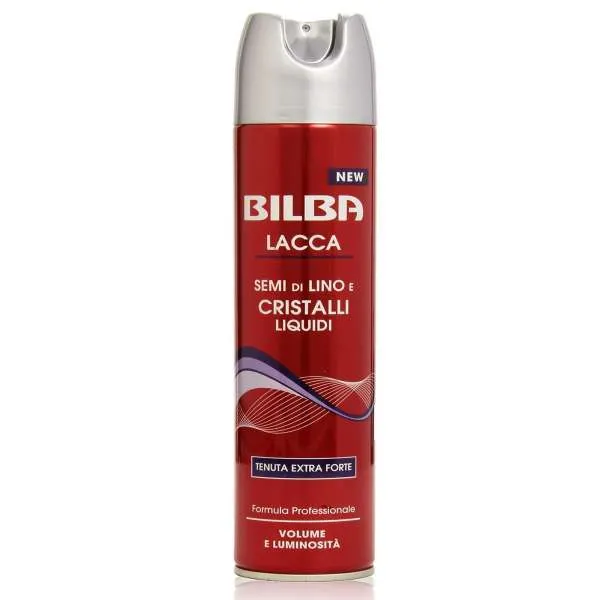 BILBA Bilba Lacca Cristalli e Semi di lino Extraforte - 250ml - MegaPrezzo