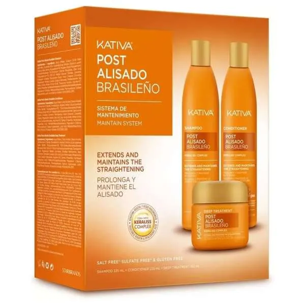 KATIVA Kativa Keratin Kit Post Stiratura Brasileno - MegaPrezzo