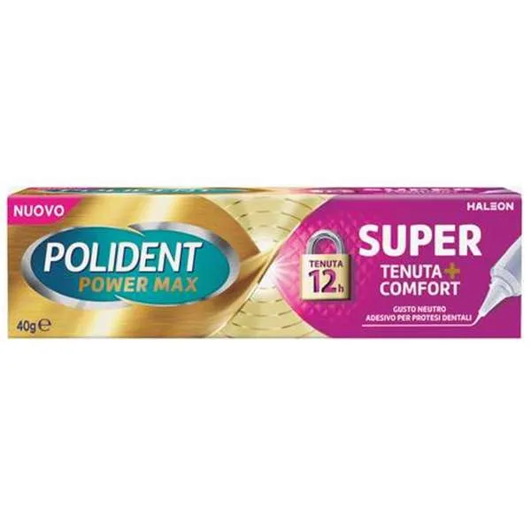 POLIDENT Polident Crema Adesiva Protesi Dentali 40gr - Super Tenuta - MegaPrezzo