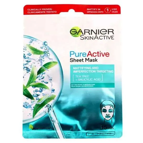 GARNIER Garnier PureActive Maschera Viso - Anti Imperfezioni - MegaPrezzo