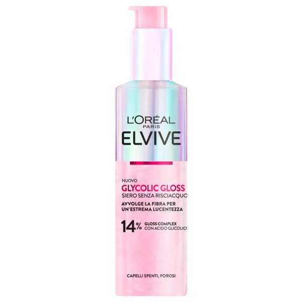 ELVIVE Loreal Elvive Glycolic Gloss Siero Senza Risciacquo - 150ml - MegaPrezzo