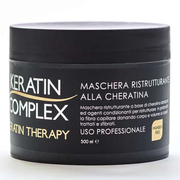 RETINOL COMPLEX Keratin Complex Maschera Capelli Ristrutturante alla Cheratina - 500ml - MegaPrezzo