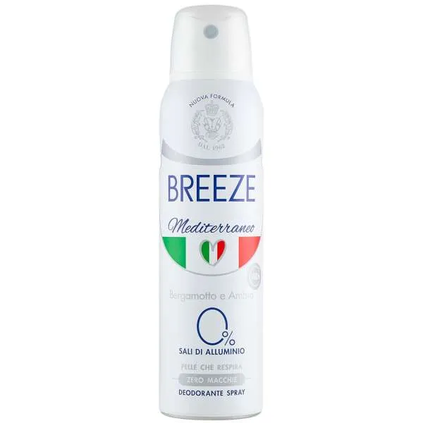 BREEZE Breeze Deodorante Spray 150ml - Mediterraneo - MegaPrezzo