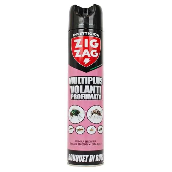 ZIG ZAG Zig Zag Insetticida Multiplus Volanti 500ml - Bouquet di Rose - MegaPrezzo