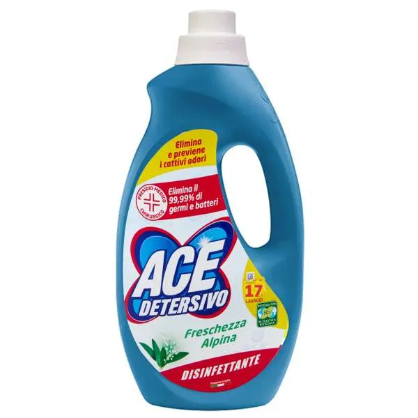 ACE Ace Detersivo Liquido Igienizzante 935ml - Freschezza Alpina - MegaPrezzo