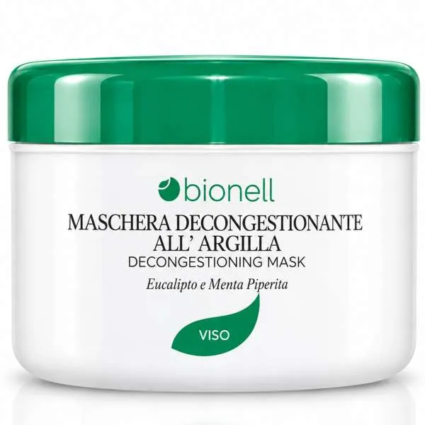 BIONELL Bionell Maschera Viso Decongestionante con Argilla - 500ml - MegaPrezzo