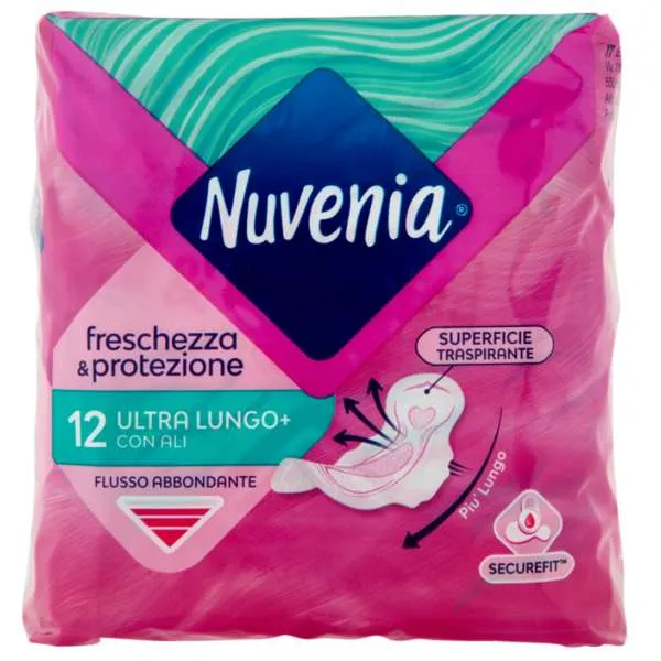 NUVENIA Nuvenia Freschezza Protezione Ultra Lungo Ali - 12pz - MegaPrezzo