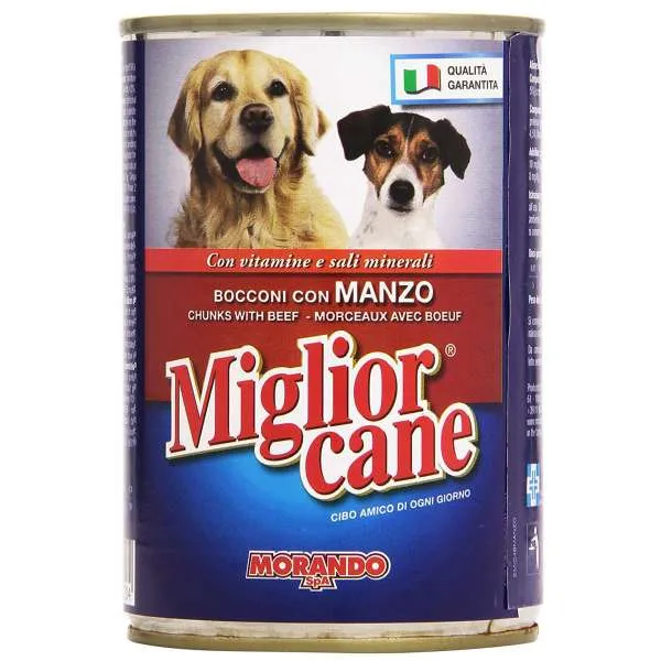 MORANDO Migliorcane Bocconcini 405gr - Manzo - MegaPrezzo