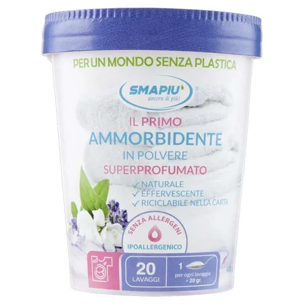 SMAPIU Smapiu Ammorbidente in Polvere Lavanda - 400gr - MegaPrezzo