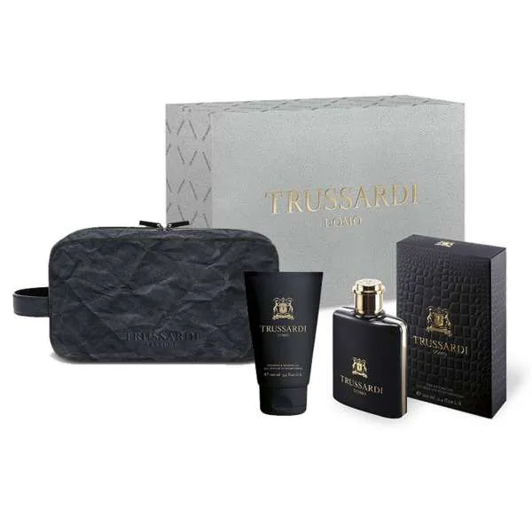 TRUSSARDI Trussardi Cofanetto Uomo Profumo EDT ShowerGel e Pochette - MegaPrezzo