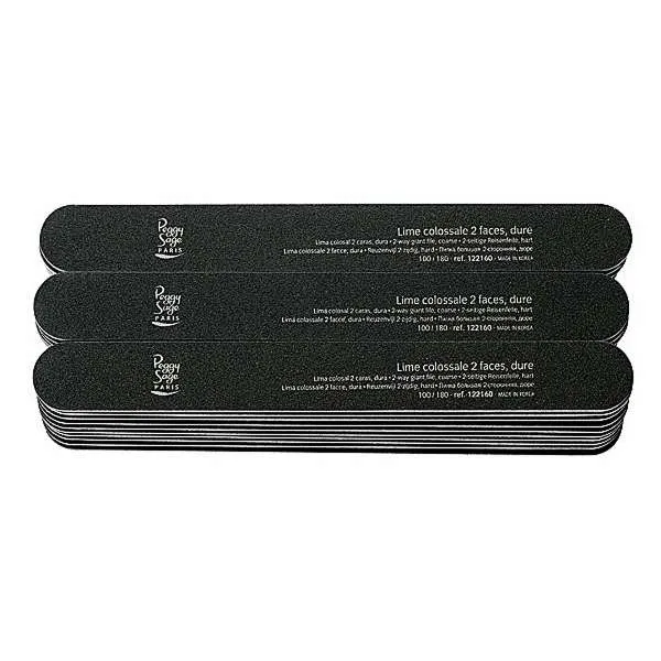 PEGGYSAGE Peggy Sage Lima Double Face Lavabile Colossal 30 pezzi - 100/180 - MegaPrezzo