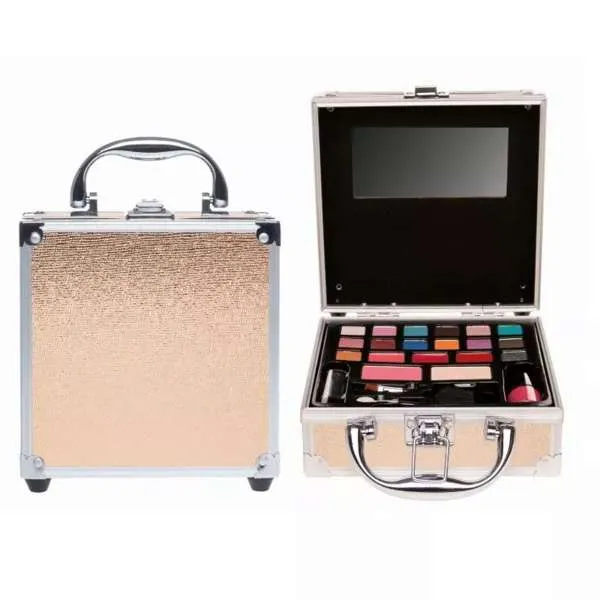 TREFFINA Casuelle Cosmetic Valigetta MakeUp - Champagne - MegaPrezzo