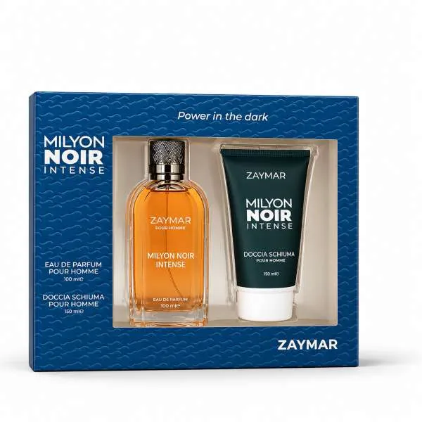 ZAYMAR Zaymar Cofanetto Milyon Noir Intense Pour Homme Eau de Parfum 100 ml - 2pz - MegaPrezzo