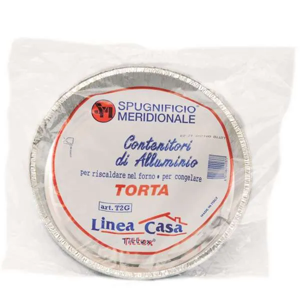 TITTEX Tittex Contenitore in Alluminio per Torta 2pz - Grande - MegaPrezzo