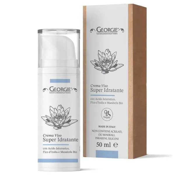 GEORGIE Georgie Crema Viso Super Idratante con Acido Ialuronico - 50ml - MegaPrezzo