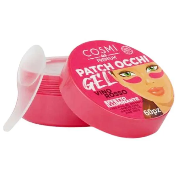 COSMI ITALIA Cosmi Patch in Gel Contorno Occhi Vini Rosso Illuminanti - 60pz - MegaPrezzo
