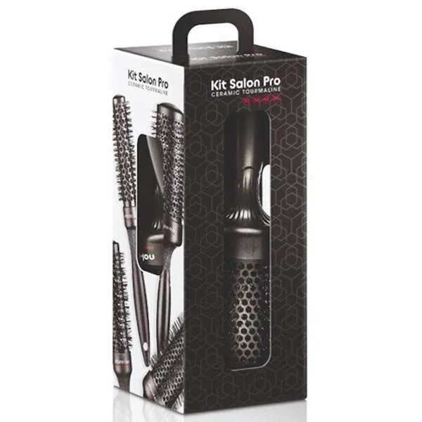 XANITALIA Kit Salon Pro Spazzole Ceramic Tourmaline - 4pz - MegaPrezzo