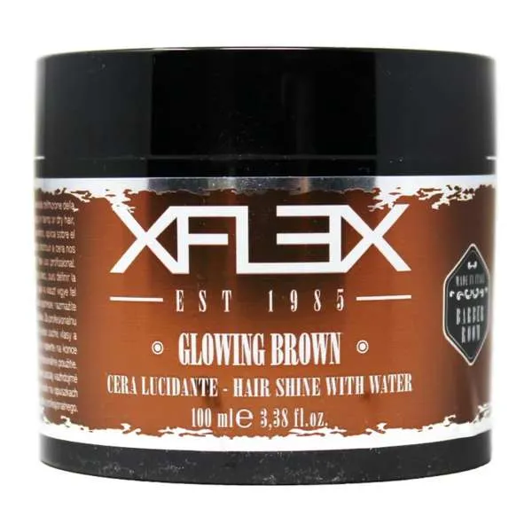 EDELSTEIN Xflex Glowing Hair Wax Brown Cera Lucidante - 100ml - MegaPrezzo
