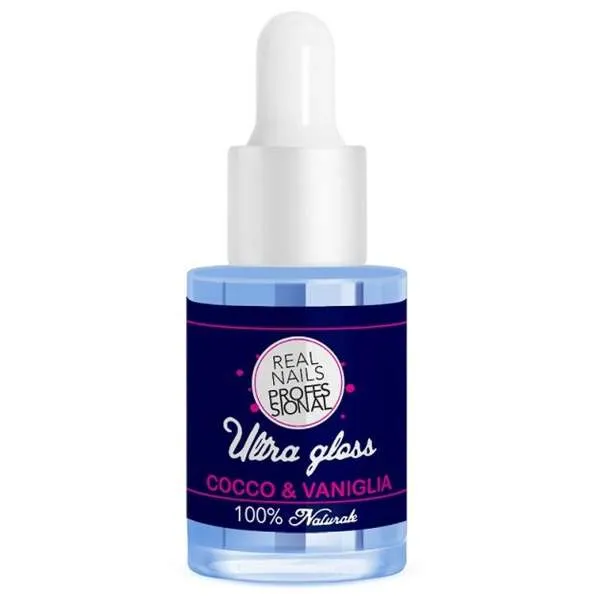 REAL NAILS PROFESSIONAL Real Nails Professional Ultra Gloss 15ml - Cocco e Vaniglia - MegaPrezzo