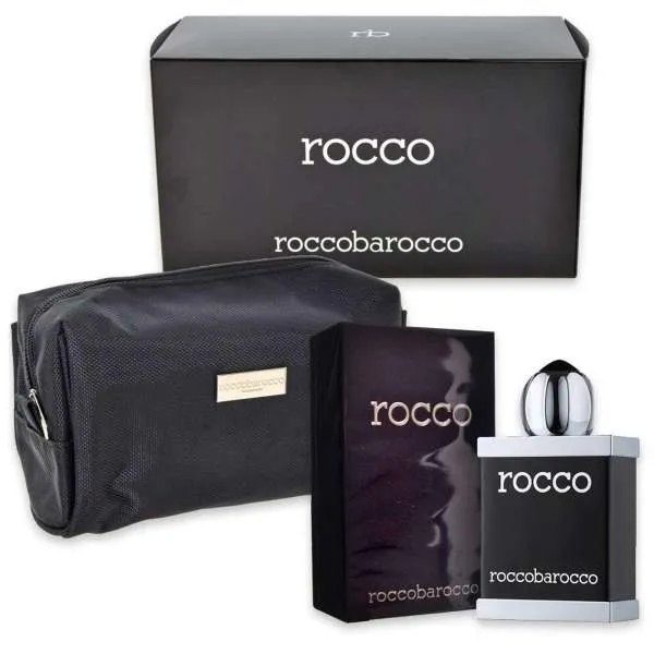 ROCCOBAROCCO Roccobarocco Black Man Cofanetto Profumo EDT e Pochette - MegaPrezzo