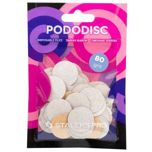 STALEKS PRO Staleks Pro Kit 50 Ricambio Pododisc 50pz Grana 80 - 20mm - MegaPrezzo