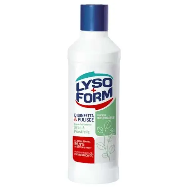 LYSOFORM Lysoform Detergente Pavimenti 1100ml - Gres e Piastrelle - MegaPrezzo