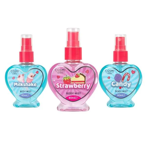 COSMI ITALIA Cosmi Acqua Corpo Profumata Deliciuos Hearts 80ml - Fragranze Miste - MegaPrezzo