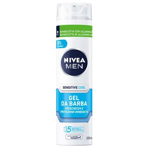 NIVEA Nivea Men Gel Barba Sensitive Cool - 200ml - MegaPrezzo