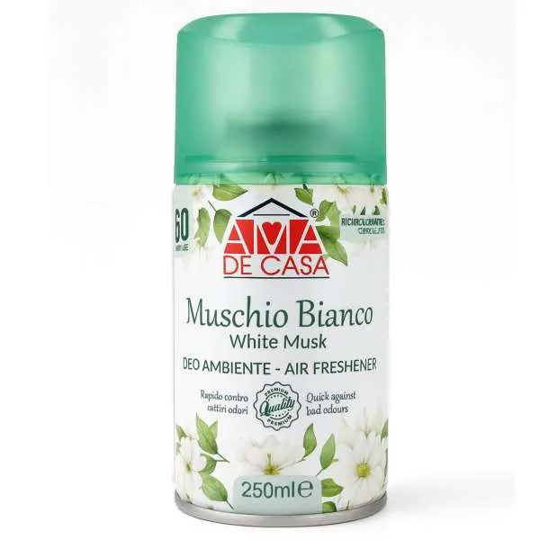 AMA DE CASA Ama de Casa Deodorante Spray Deo Matic 250ml - Muschio Bianco - MegaPrezzo