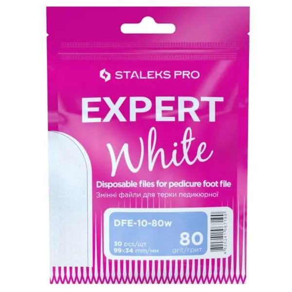 STALEKS PRO Staleks Pro Raspa Ricambio Expert 10 Bianco 30pz - 80 - MegaPrezzo