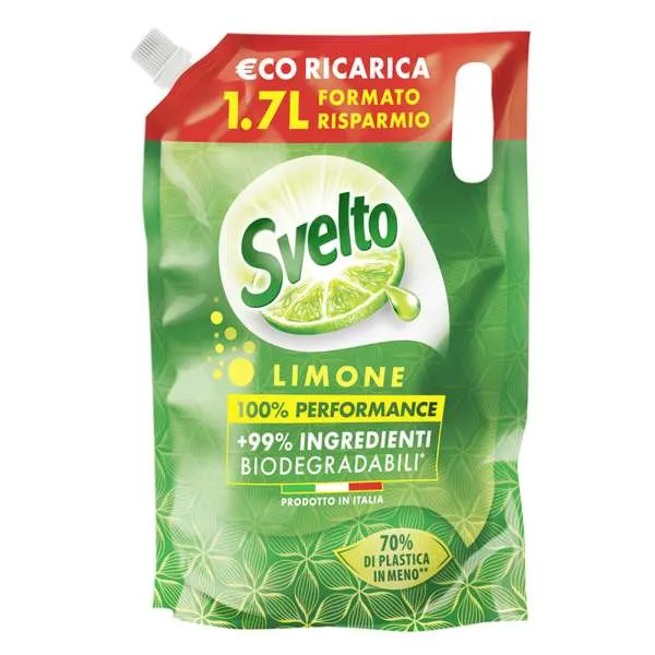 SVELTO Svelto Detersivo Piatti Ricarica 1700ml - Limone - MegaPrezzo