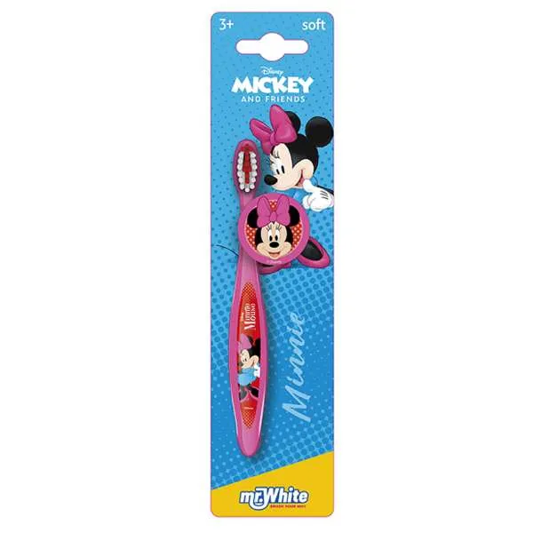 MR WHITE Mr White Minnie Spazzolino per Bambini - Soft - MegaPrezzo