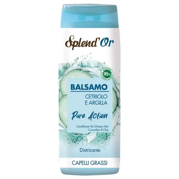 SPLENDOR Splendor Balsamo Pure Action 300ml - Cetriolo e Argilla - MegaPrezzo