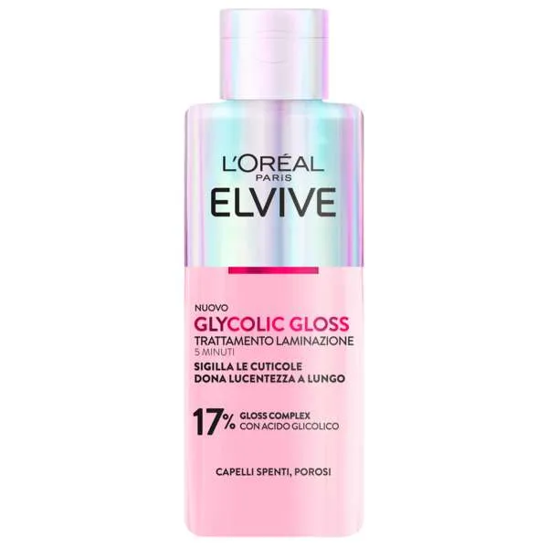 ELVIVE Loreal Elvive Glycolic Gloss Trattamento Laminazione - 200ml - MegaPrezzo