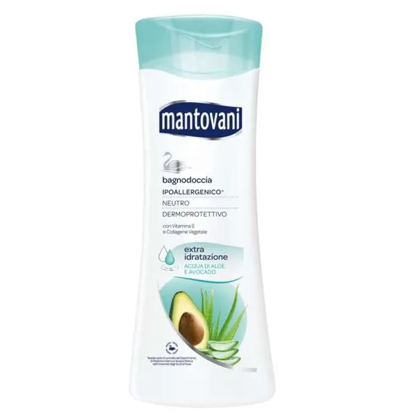 MANTOVANI Mantovani Bagnoschiuma Neutro Aloe e Avocado - 400ml - MegaPrezzo