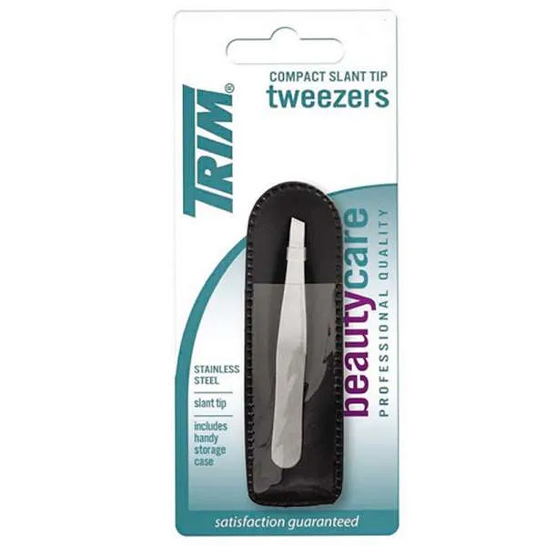 TRIM Trim Pinzetta Viso Mini Inox con Astuccio - MegaPrezzo