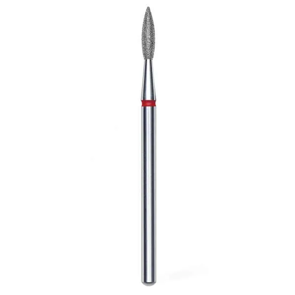 STALEKS PRO Staleks Pro Punta Fresa Diamantata Fiamma Acuta 2,1 Rosso - 8mm - MegaPrezzo