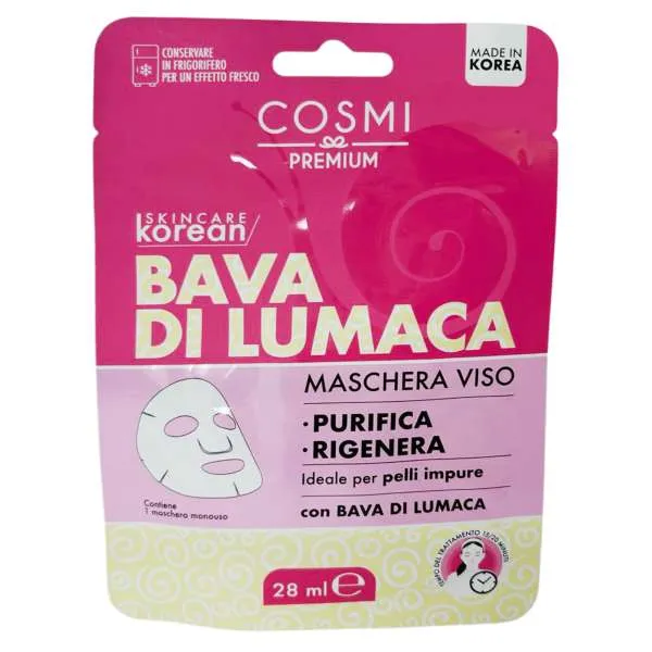 COSMI ITALIA Cosmi Maschera Viso Korean - Bava di Lumaca - MegaPrezzo