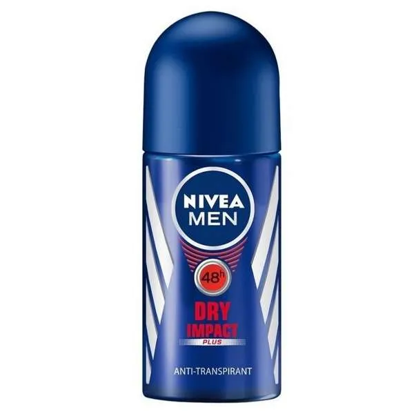 NIVEA Nivea Men Deodorante Roll-On Dry Impact Plus - 50ml - MegaPrezzo