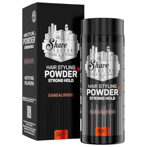 THE SHAVE FACTORY The Shave Factory Polvere Tenuta Forte 30gr - Sandalwood - MegaPrezzo