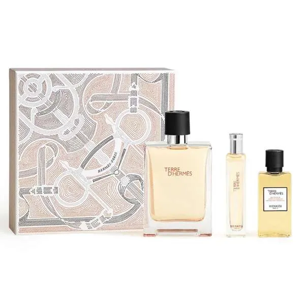 HERMÈS Hermes Cofanetto Terre D'Hermes con Profumo EDT e Shower Gel - MegaPrezzo