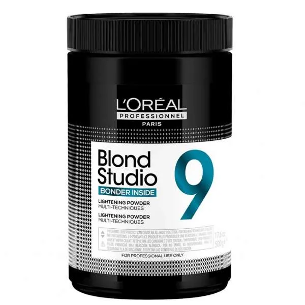 LOREAL PROFESSIONNEL Loreal Blond Studio Bonder Inside Decolorante in Polvere 9 Toni - 500gr - MegaPrezzo