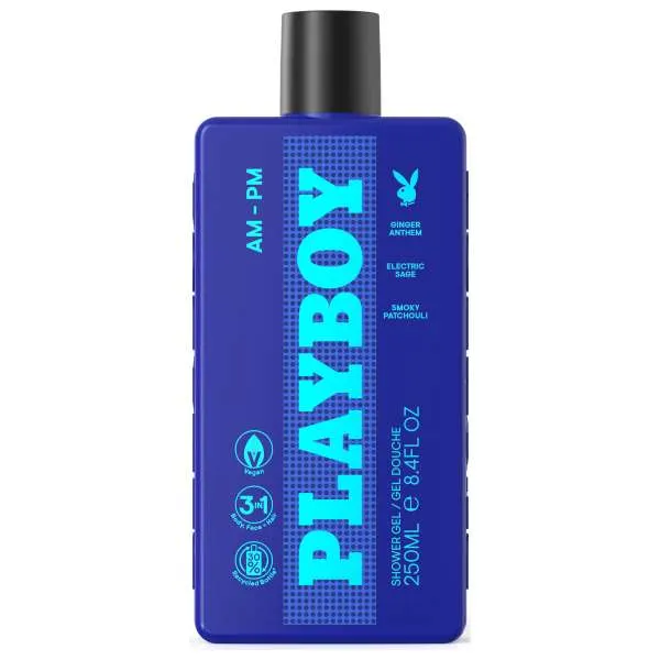 PLAYBOY Playboy Shower Gel Uomo AM-PM - 250ml - MegaPrezzo