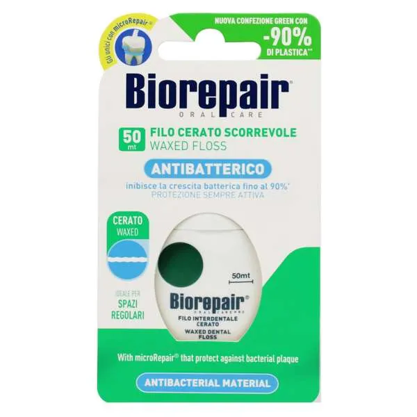BIOREPAIR Biorepair Filo Interdentale Cerato - 50mt - MegaPrezzo